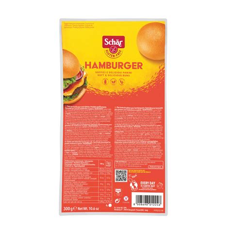 Schar Hamburger Buns Gluten Free 300g Online at Best Price | Brought In ...