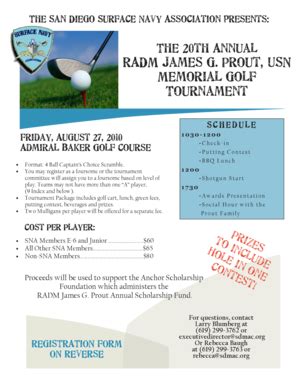 Fillable Online navysna SNA Golf Tourny flyer - the Surface Navy ...