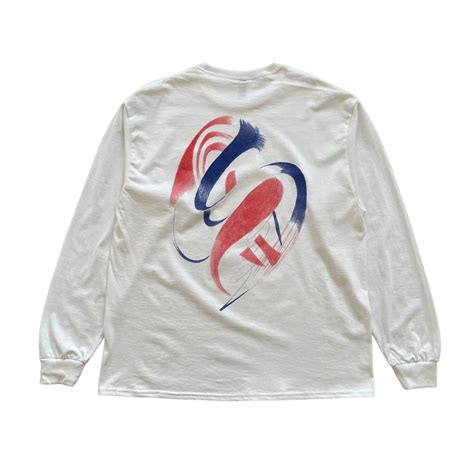 risa ogawa Drawing Pocket L/S Tee - White | REVERSE STORE