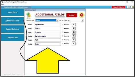 Image result for Food Label Software