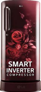 LG 185 L Direct Cool Single Door 5 Star Refrigerator with Base Drawer ...