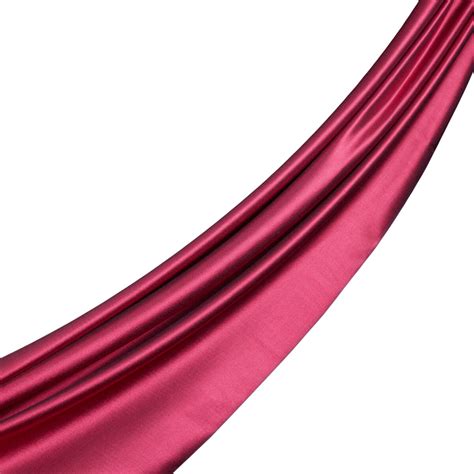 Sour Cherry Reversible Silk Neck Scarf | Ipekevi