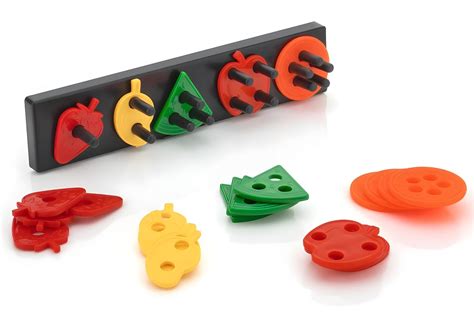 STOFFIER GARTEN Fruits Shape Puzzle Plastic Blocks, Sorting & Stacking ...