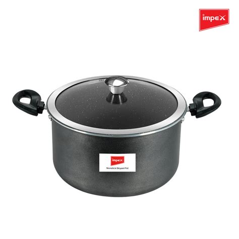 Impex Biryani Pot 10 Ltr With RIB (IBP10) – Non-Stick, Induction Frien ...