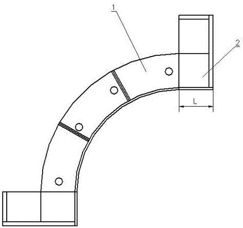 一种屋面圆弧角模板的制作方法