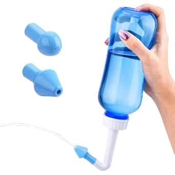 TOPSELLERS Neti Pot Sinus Rinse Bottle - Nose Wash Cleaner with ...