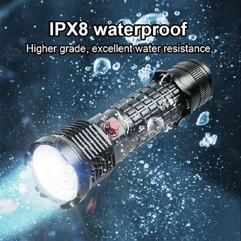Professional Spearfishing Hunting Scuba XHP120 LED Dive Light 9900 ...