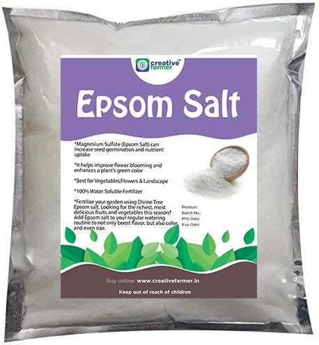 FAST GROWTH Epsom Salt for Plants 1kg - 100% Pure Magnesium Sulphate ...