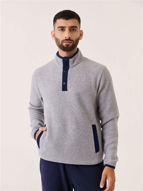 Polar Fleece Pullover - Grey