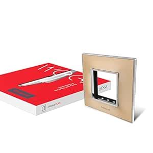 Goldmedal Wega 2 Module Cover Plate, Gold : Amazon.in: Home Improvement