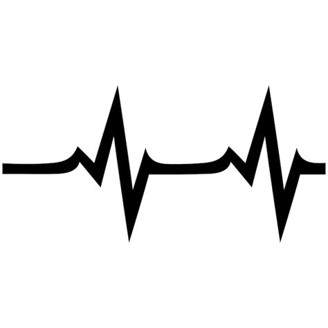 Heart beat line png Images - Free Download on Freepik