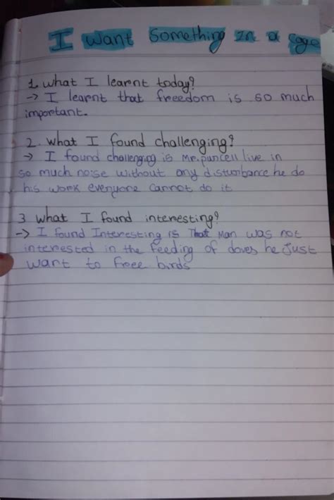 make a learner diary english honeycomb 1) what I found interesting। 2 ...