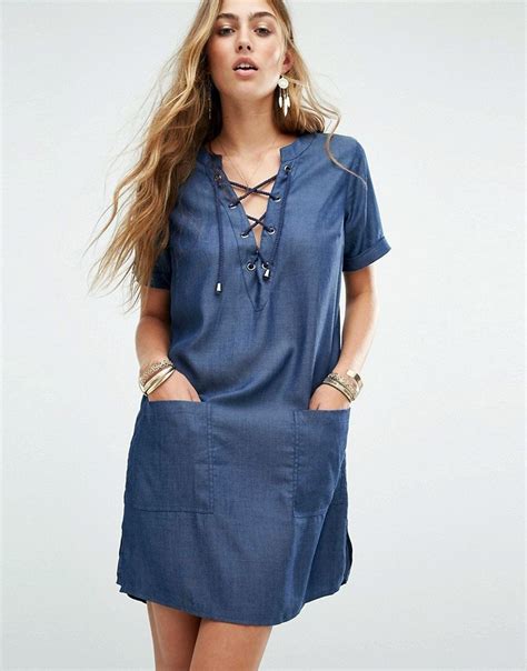 15 Beautiful Design For Casual Denim Dress That You Must Try In This ...