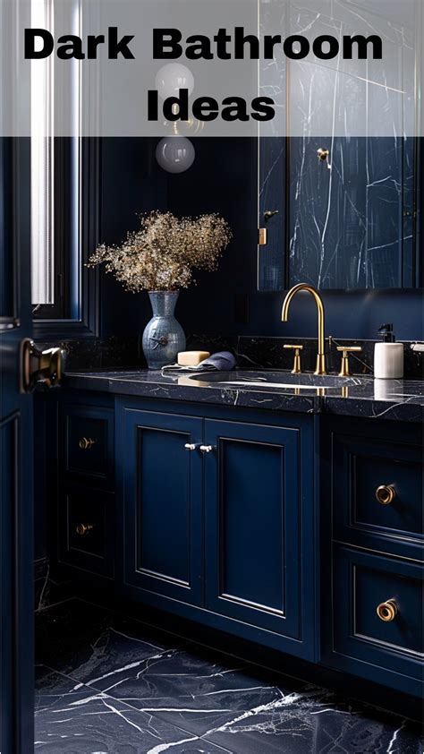 Dark Bathroom Design Ideas: Embrace Elegance and Modernity | Dark ...