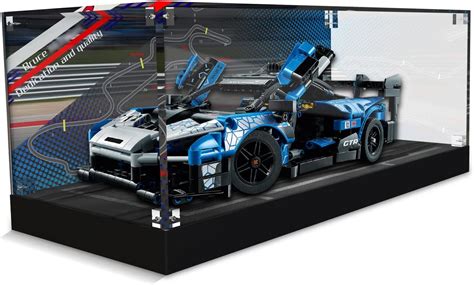 Lightyourbricks Acrylic Display Box for Lego Cars, Dust-Proof Clear ...