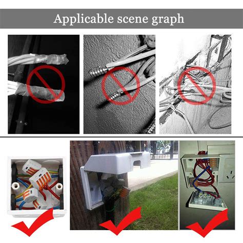 Lever Nut Connector, 50 Pack Conductors Compact Wire Connectors ...