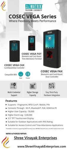 Access Control System - Matrix Cosec Vega Fax Access Control Solution ...