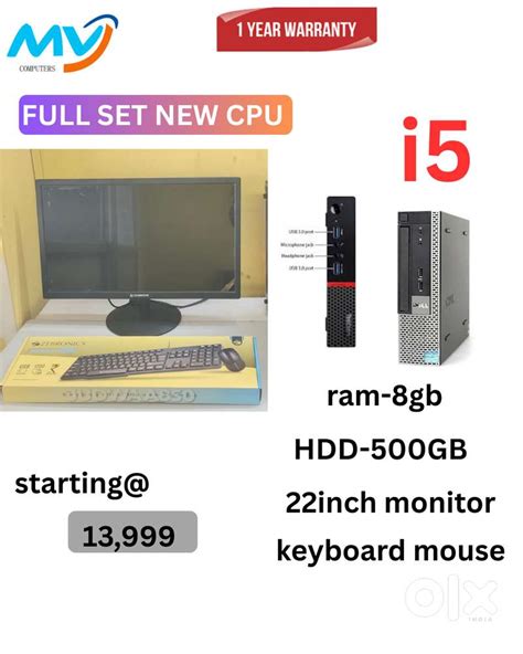 Full Set Branded Cpu Monitor Keyboard Mouse - Computers & Laptops ...