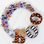 Image result for Purple and Black Halloween Wreath