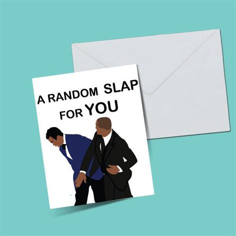 Will Smith Oscar Inspired Slap Card – ThePeppyStore