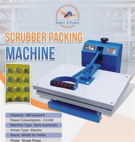 Scrubber Packing Machine - Manual Scrubber Packing Machine Trader ...