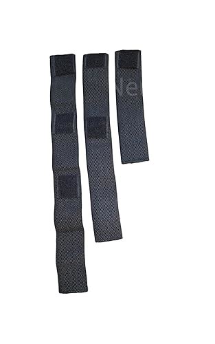 Neustar Elastic Straps/Band/Velcro Belt, Set of 3, Black, for ...