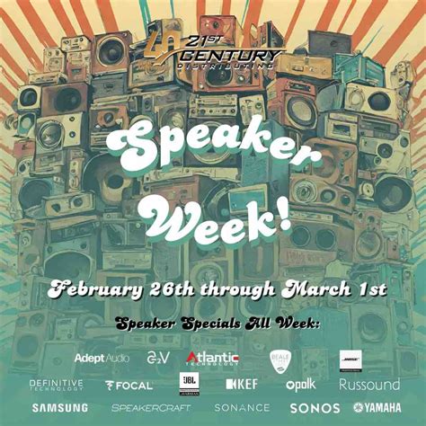 #21stcenturydistributing #speakerweek #avtweeps | 21st Century Distributing