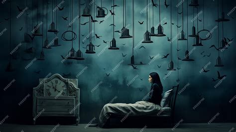 Premium Photo | Conceptual Photography Somniphobia Fear of Sleep