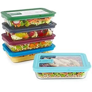 Buy Pyrex | No Leak 3-Cup Meal Prep Storage Container Set with Venting ...
