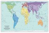 Updated Peters Projection World Map Laminated 36 X 24 Map | Desertcart ...