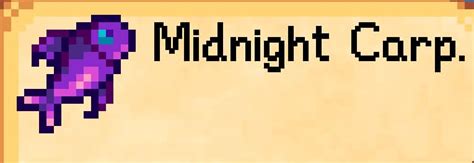 Midnight Carp Stardew: Your Go-To Guide for Nighttime Fishing