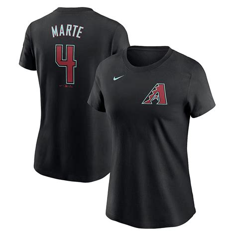 Nike Ketel Marte Arizona Diamondbacks 2024 Fuse Name Number T-Shirt ...