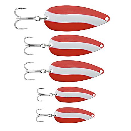South Bend Red & White Spoons — CampSaver