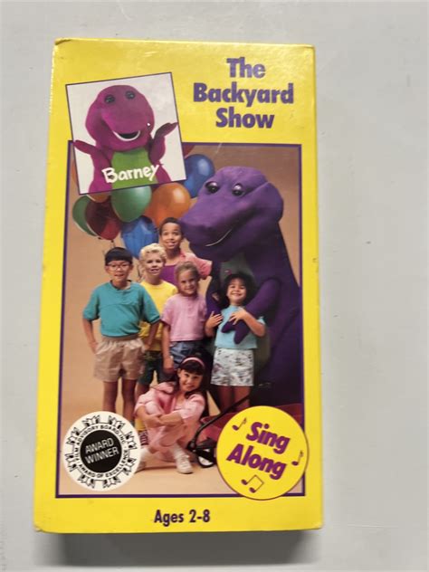 Barney - The Backyard Show (VHS, 1988) for sale online | eBay