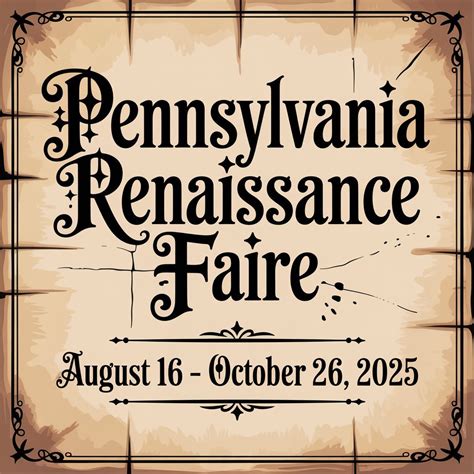 Pennsylvania Renaissance Faire 2025