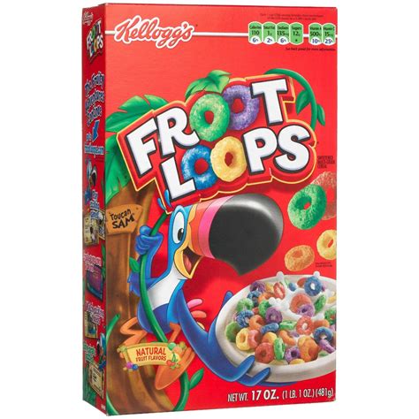 kellogg's froot loops cereal and milk bars