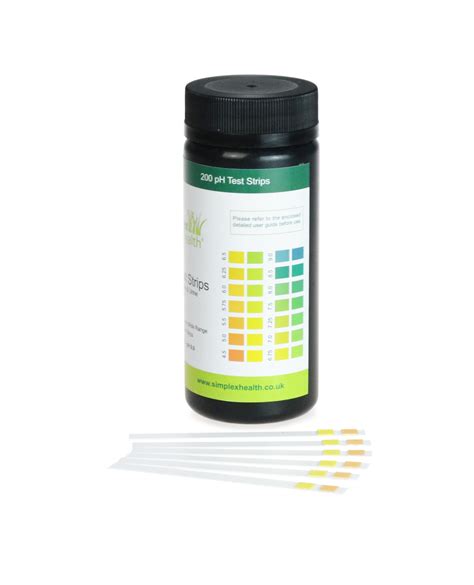 pH Test Strips 4.5 - 9.0 (200 strips) for Urine & Saliva - SimplexHealth