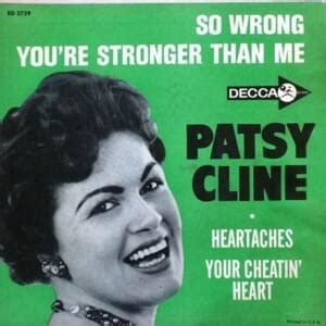 Image result for Patsy Cline Heartaches