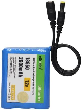KUSHAL Enterprises 12v 2600mAh Lithium Ion Li-ion Rechargeable Battery ...