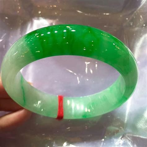 QVQV Jade Bangle Bracelet Piaoyang Green Jade India | Ubuy
