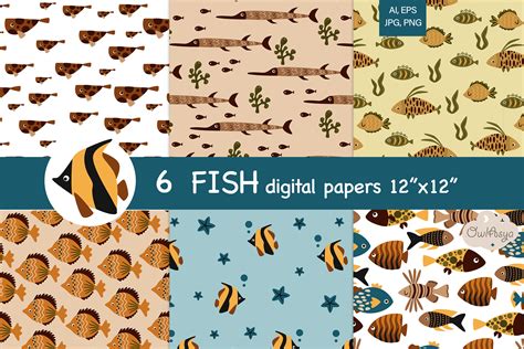 Image result for Paper Fish Pattern