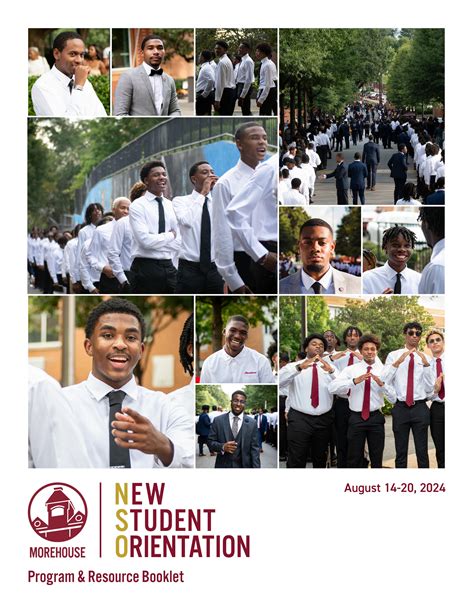 2024 New Student Orientation Program & Resource Booklet by Morehouse ...