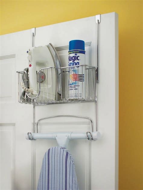 Clean Iron Organizer,easy To Mount Laundry Room Storage,ironing Board ...