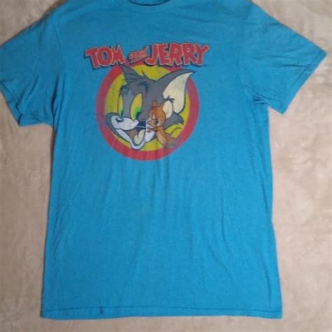 Men's Official Tom & Jerry T-Shirt Sz Med - Depop
