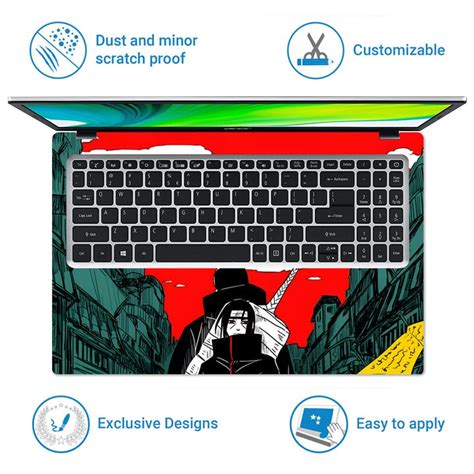 Shop Itachi and Kisame legendary Members Laptop Skin | Buy Online Now ...