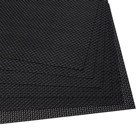 Malakos Elegant 6 Washable Table Mat Set (Black) – EZ Life
