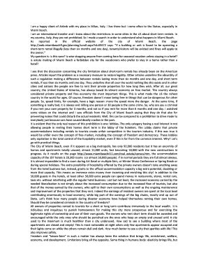 Fillable Online I am a happy client of Airbnb with my place in Milan ...