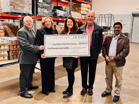 Jackson EMC Donates $50K to Food Bank of Northeast Georgia