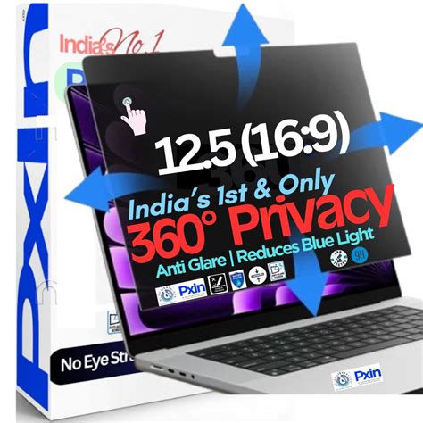 360° Privacy Screen Guard for 12.5 inch (16:9) Touch Laptop | No.1