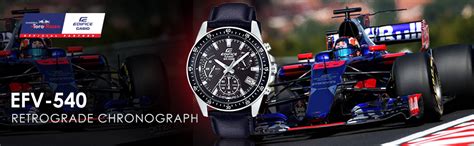 Casio Edifice Chronograph Black Dial Men's Watch - EFV-540L-1AVUDF ...